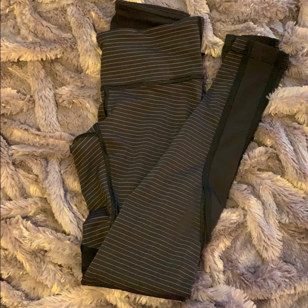 Lululemon Full Length Mini-Striped Leggings